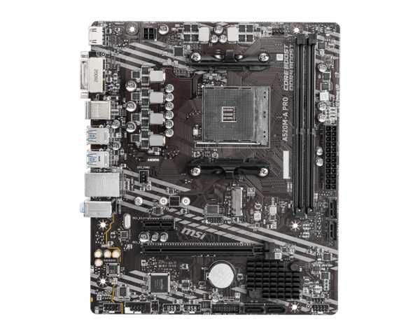 Mother MSI A520M-A PRO DDR4 AM4 (Series 3000/4000/5000) (9927) - Imagen 3