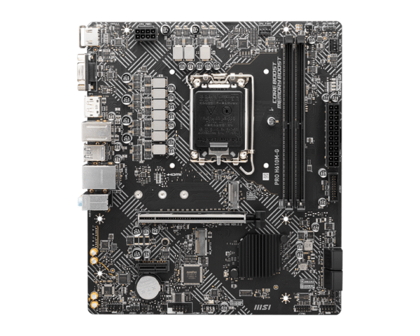 Mother MSI PRO H610M-G DDR5 (S.1700) (12va/13va/14va Gen) (2663) - Imagen 2