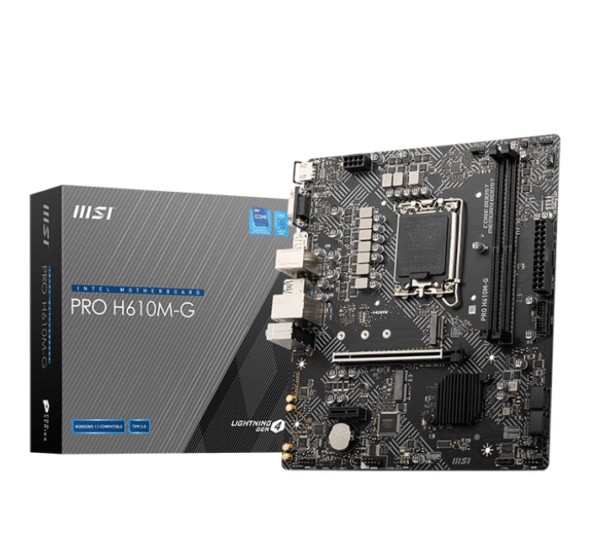 Mother MSI PRO H610M-G DDR5 (S.1700) (12va/13va/14va Gen) (2663)