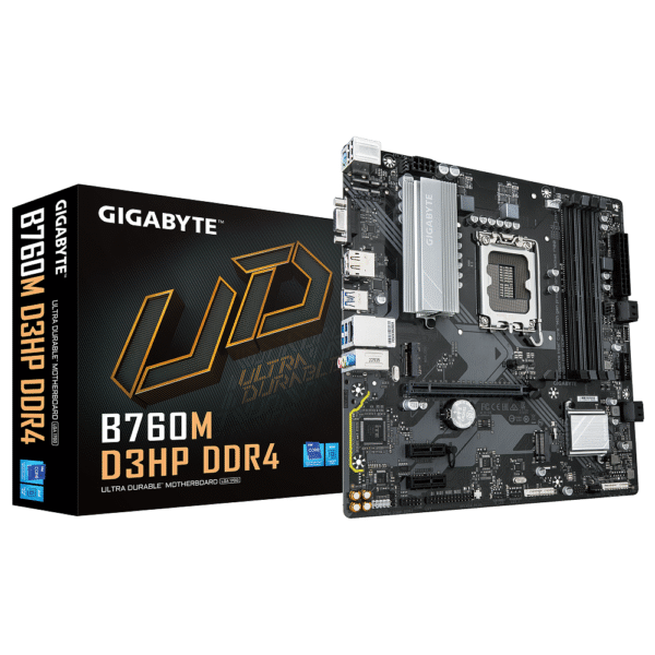 Mother Gigabyte B760M D3HP DDR4 (S.1700) (12va/13va/14va Gen) (2848)