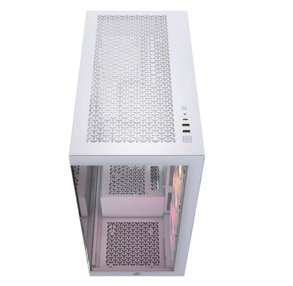Gabinete Corsair 3500X Mid-Tower TG Fan ARGB x3 White (6064) - Imagen 4