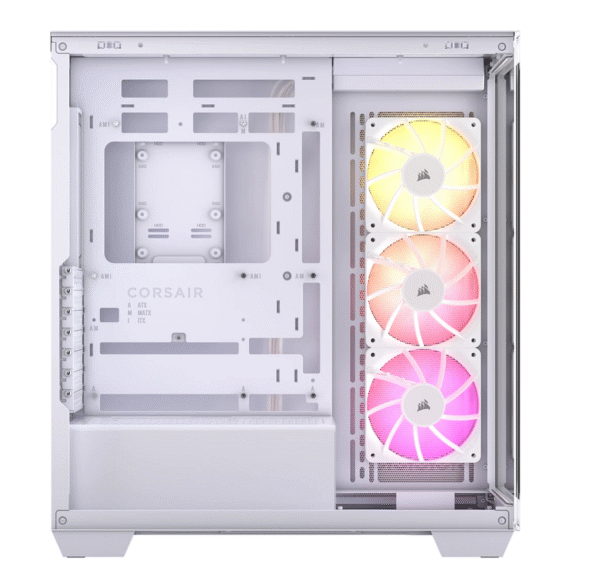 Gabinete Corsair 3500X Mid-Tower TG Fan ARGB x3 White (6064) - Imagen 3