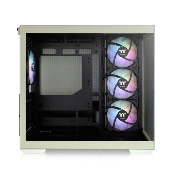 Gabinete TT View 380 Mid-Tower TG x2 Fan ARGB x4 Matcha Green (5318) - Imagen 3