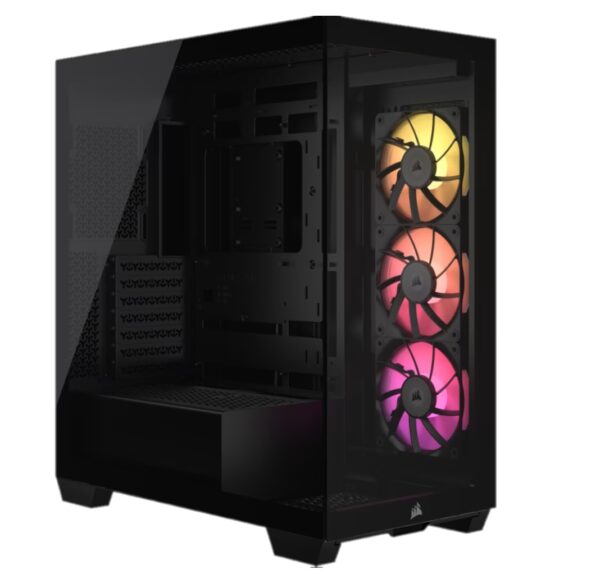 Gabinete Corsair iCUE 3500X RGB Mid-Tower TG Fan iCUE x3 Black (8389)